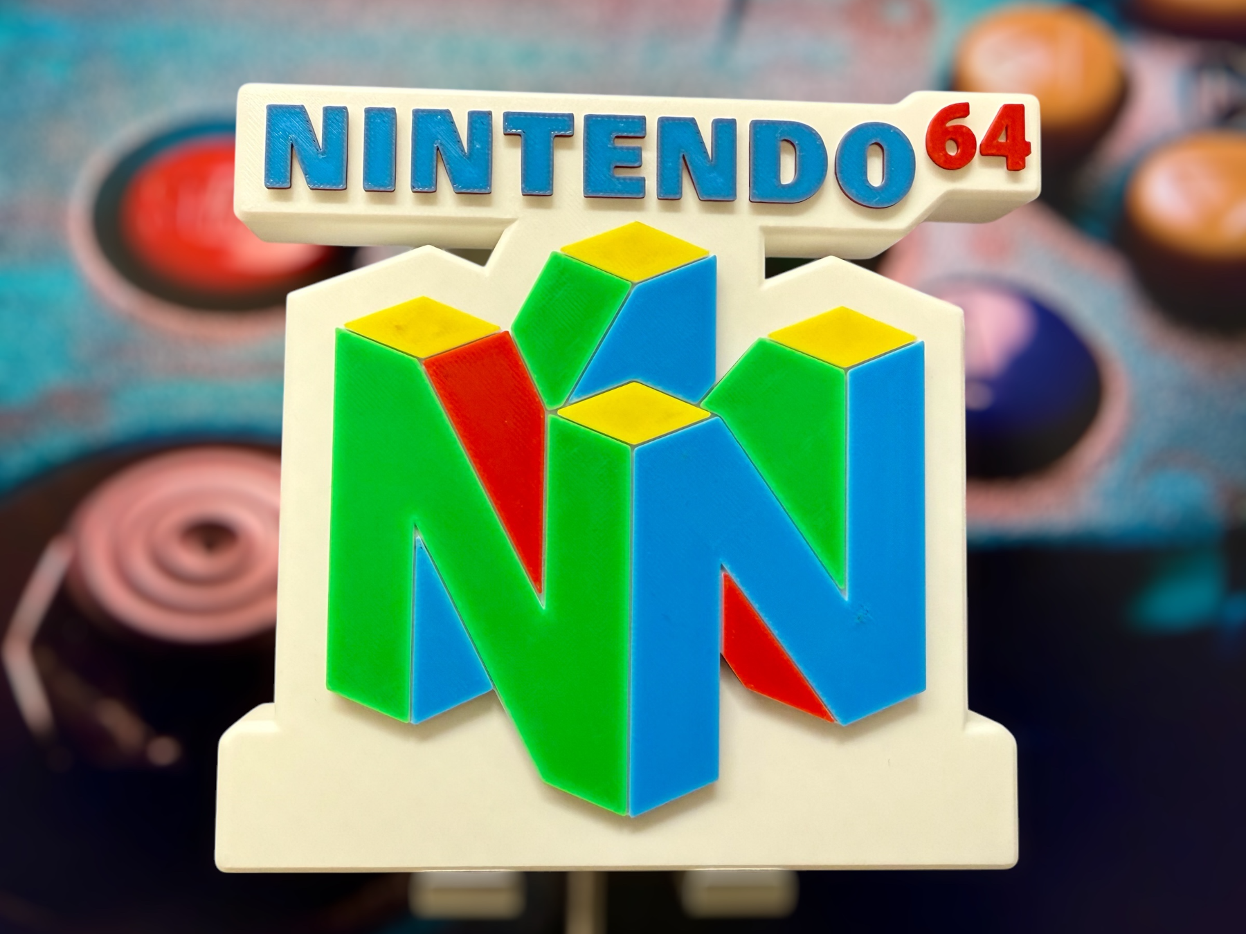Nintendo 64-inspirierter Display-Aufsteller