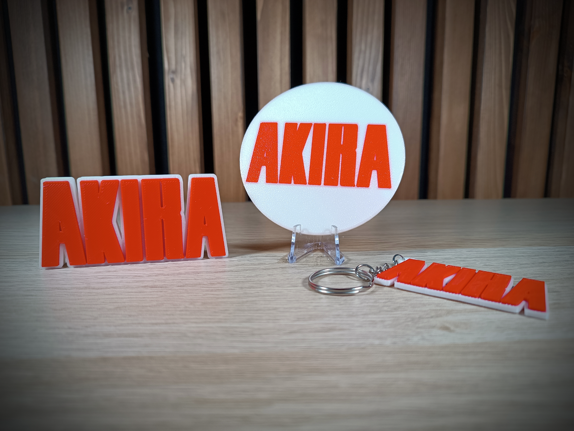 Akira (en) Stand Logo + Keyring + Coaster - Japan