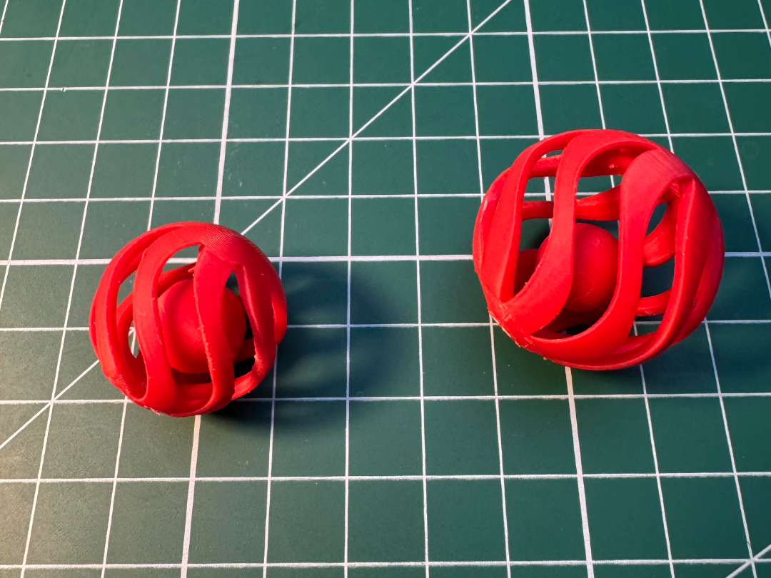 Cat toy - elastic ball in ball version 2 - fidget