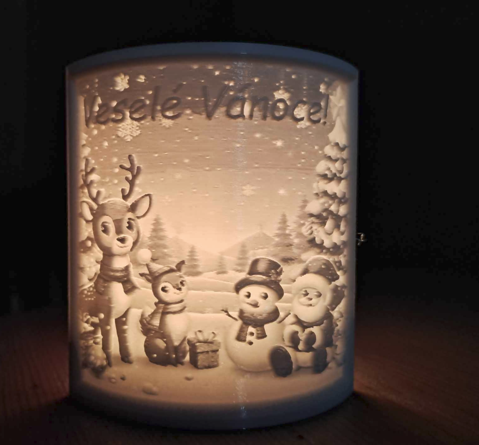 Veselé Vánoce Lithophane