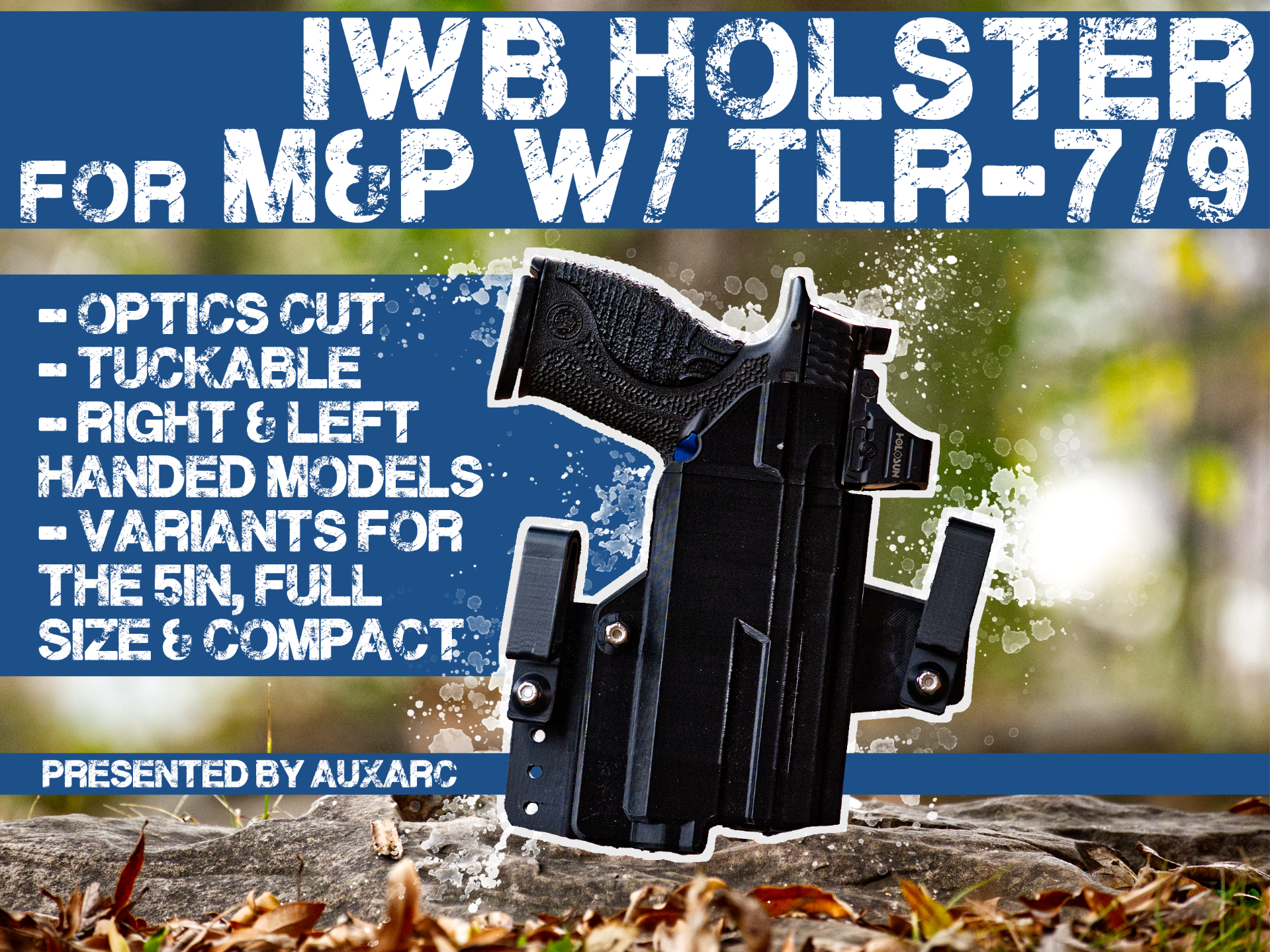 IWB Holster for M&P Doublestack with TLR-7/9