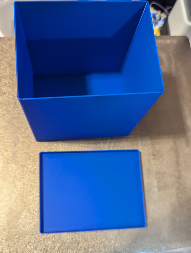 Vertical Trading Card Storage Box With Lid