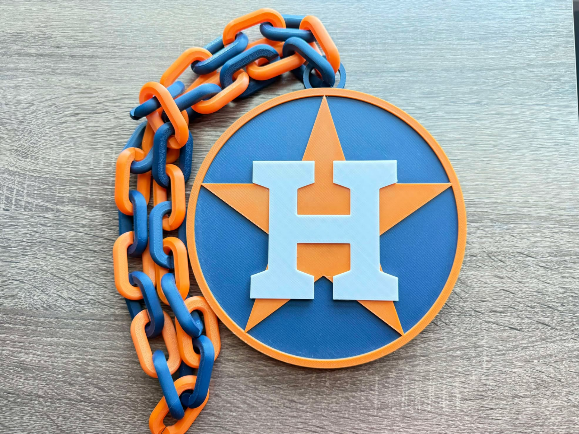 Houston Astros Oversized Necklace, Pendant