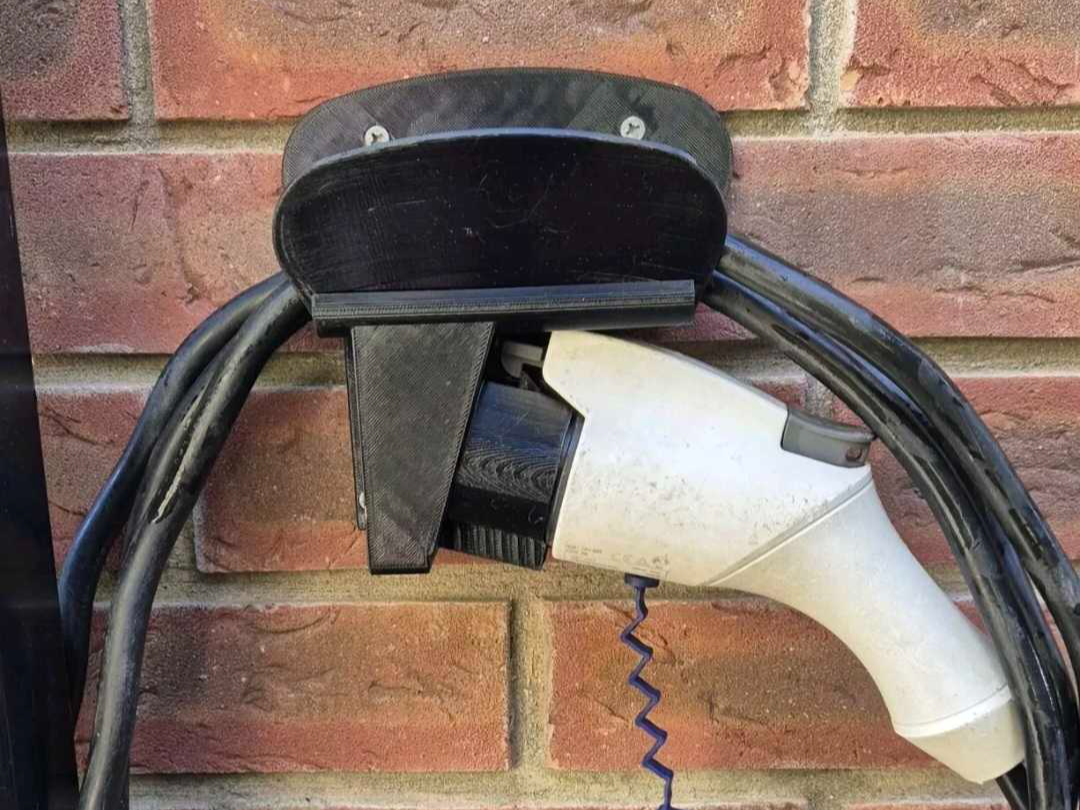 Type 1 EV Charger Cable Holster Side Mount Leaf