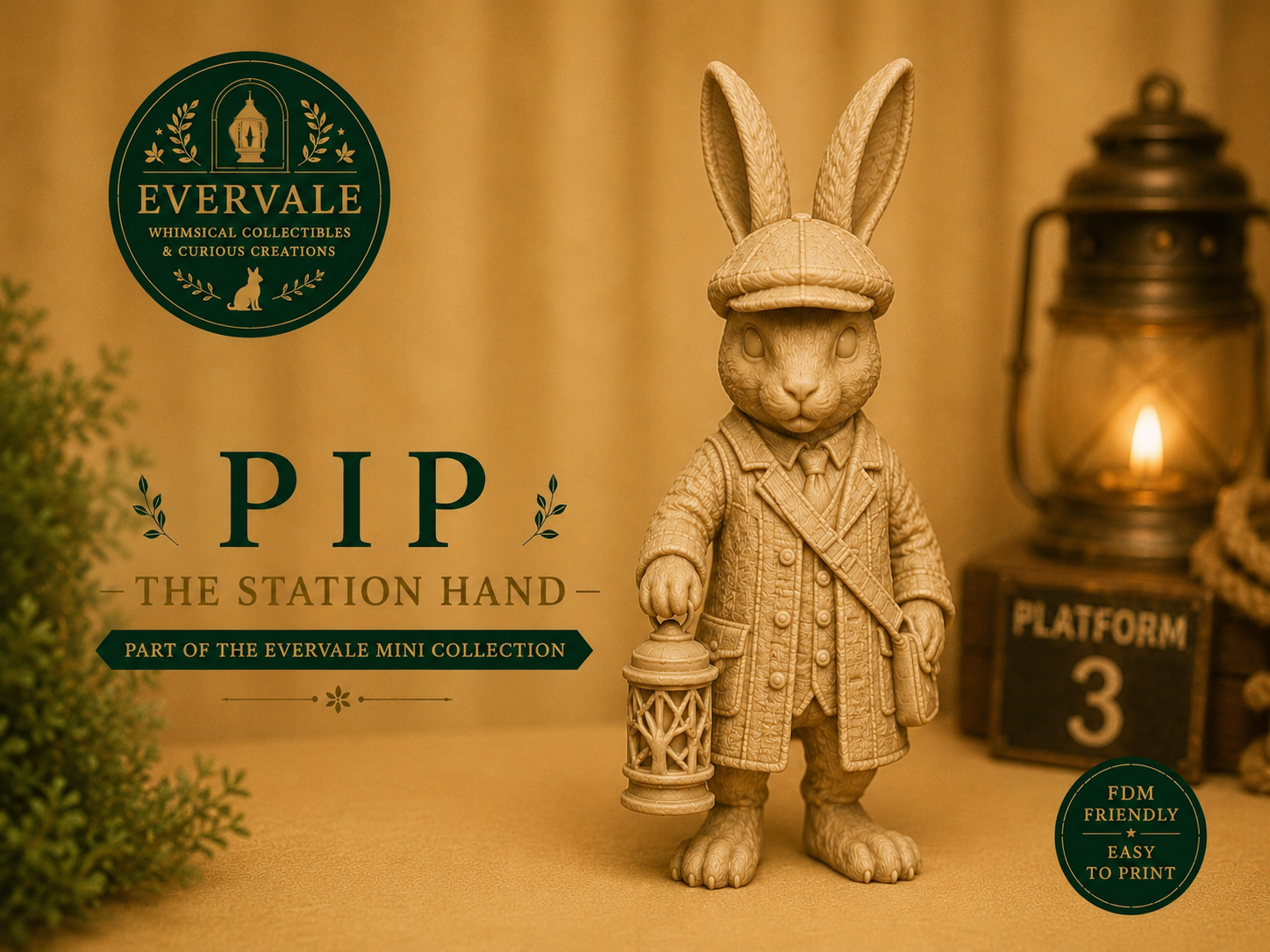 Pip the Station Hand | Evervale Mini Collection