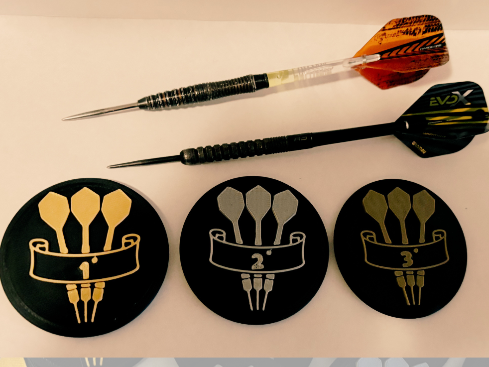 Darts Medals - PDC