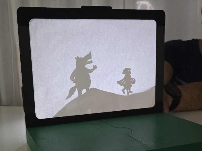 Foldable Shadow Puppet Theatre Box