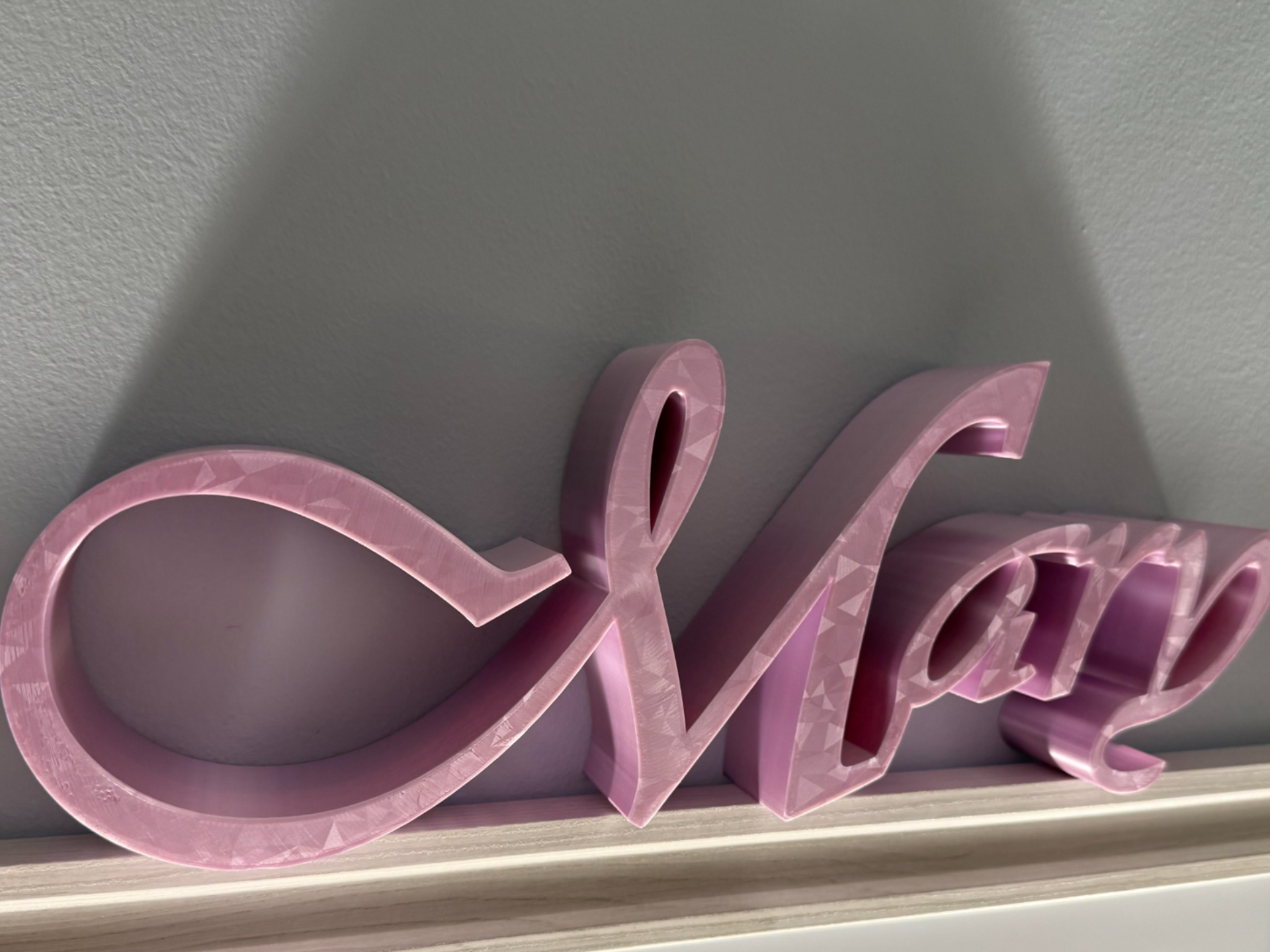 Mary 3D Name Sign