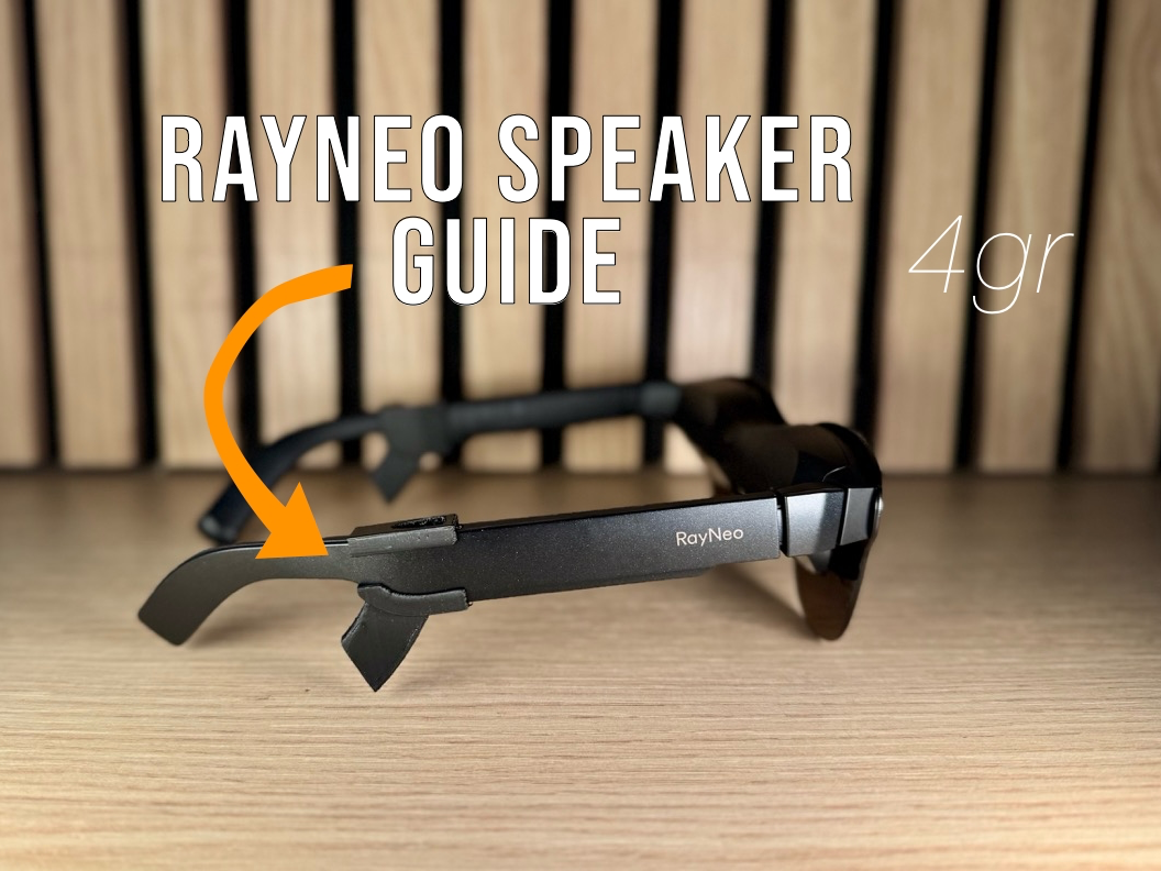 RayNeo XR Glasses - Audio Guide / speaker guide
