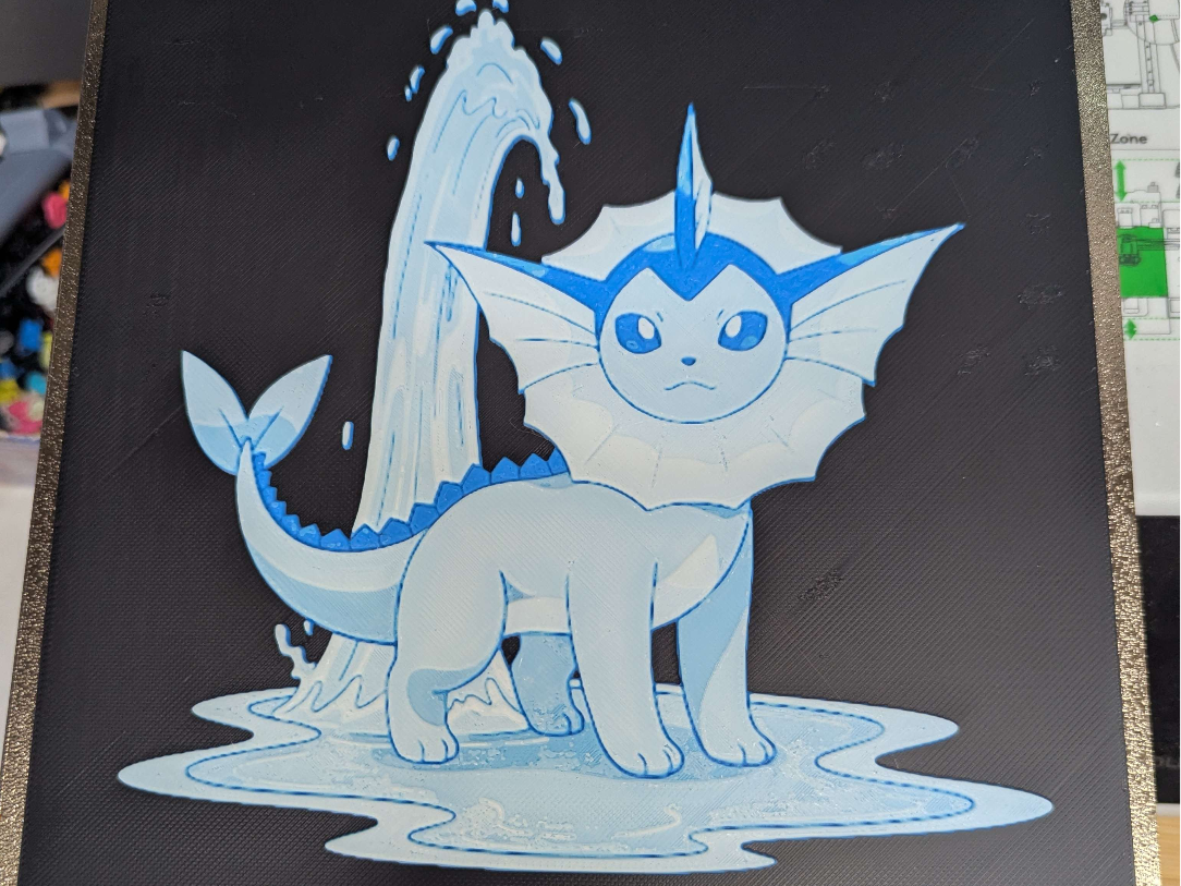 Hueforge aquali Vaporeon
