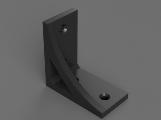 modern reinforced bracket  50x50x5mm