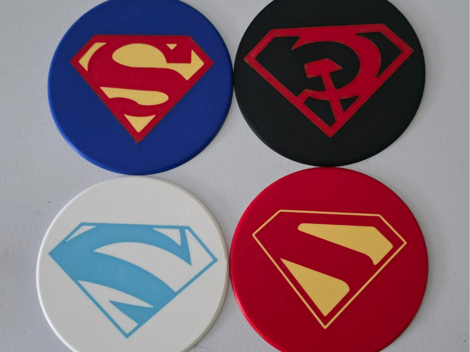 Superman Logo Coasters