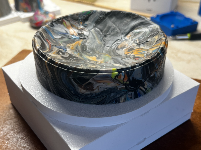Nut bowl mold from poop, fail print or tower