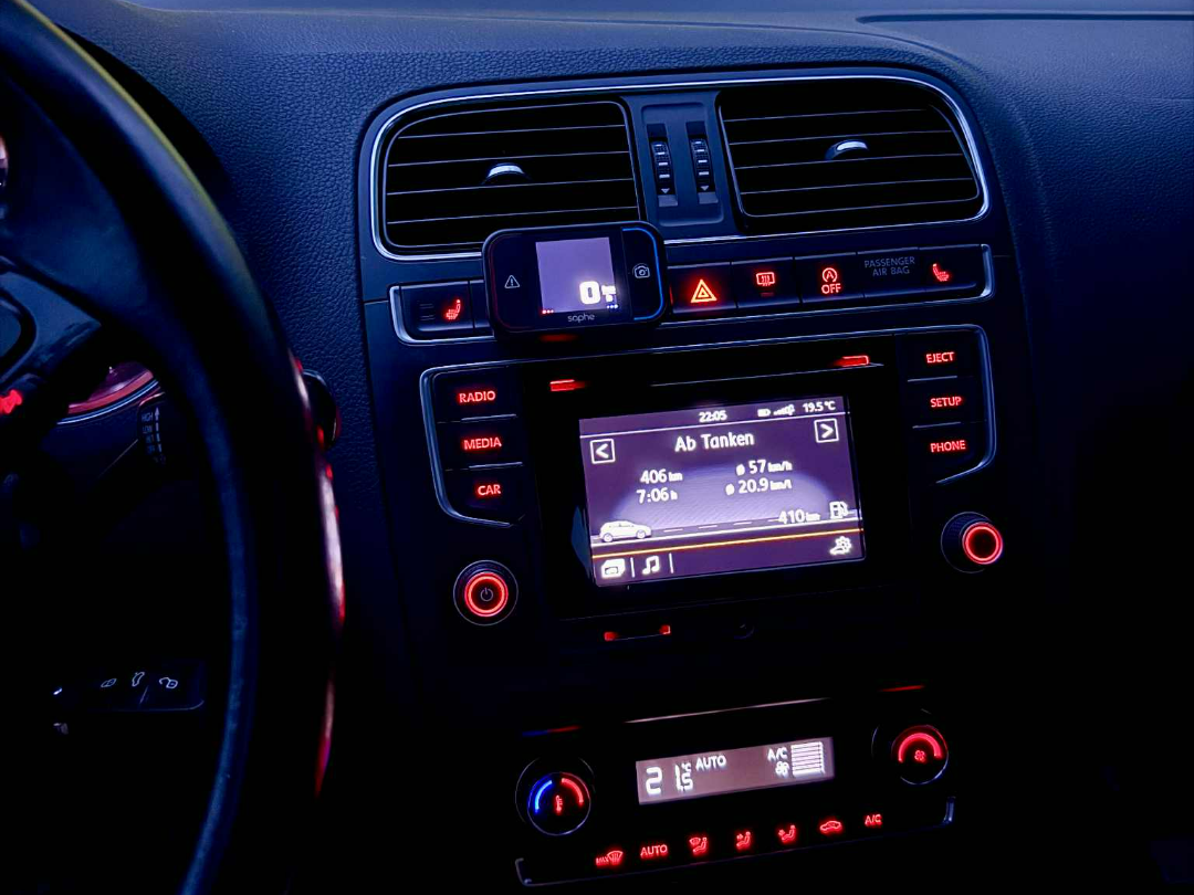 VW Polo 6R/6C Saphe Drive Button Mount