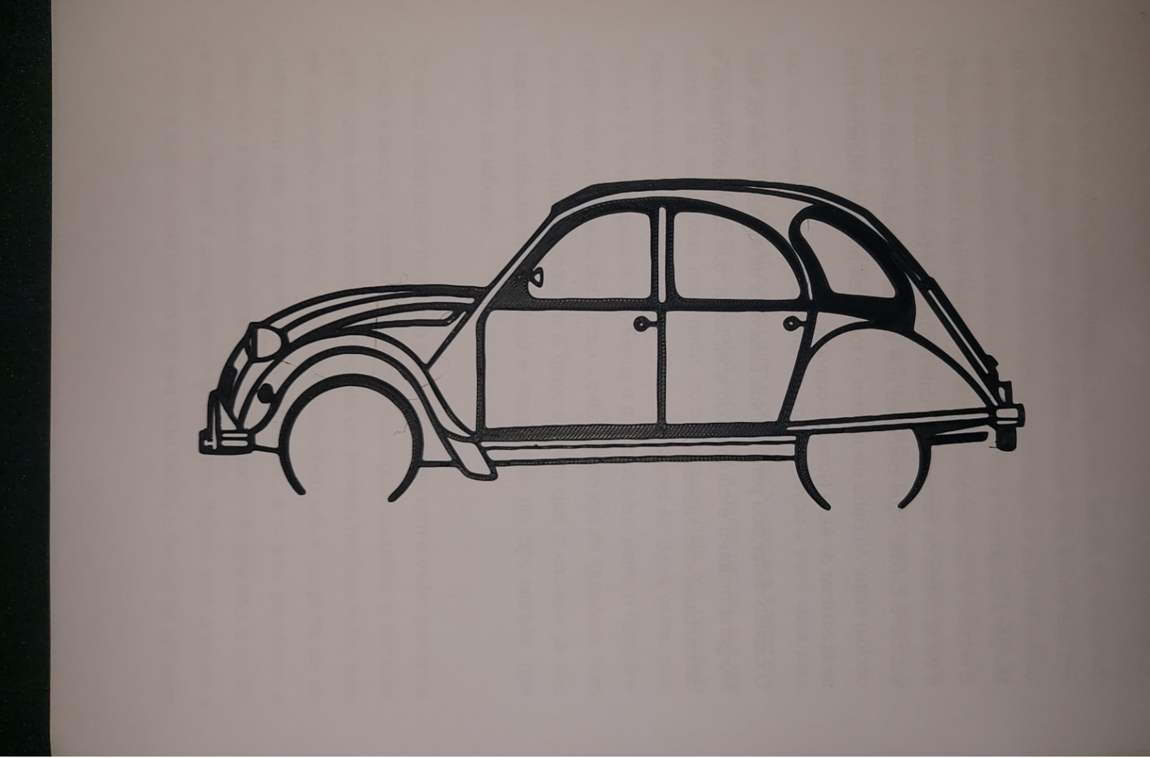 Citroen 2cv Wall Art decor