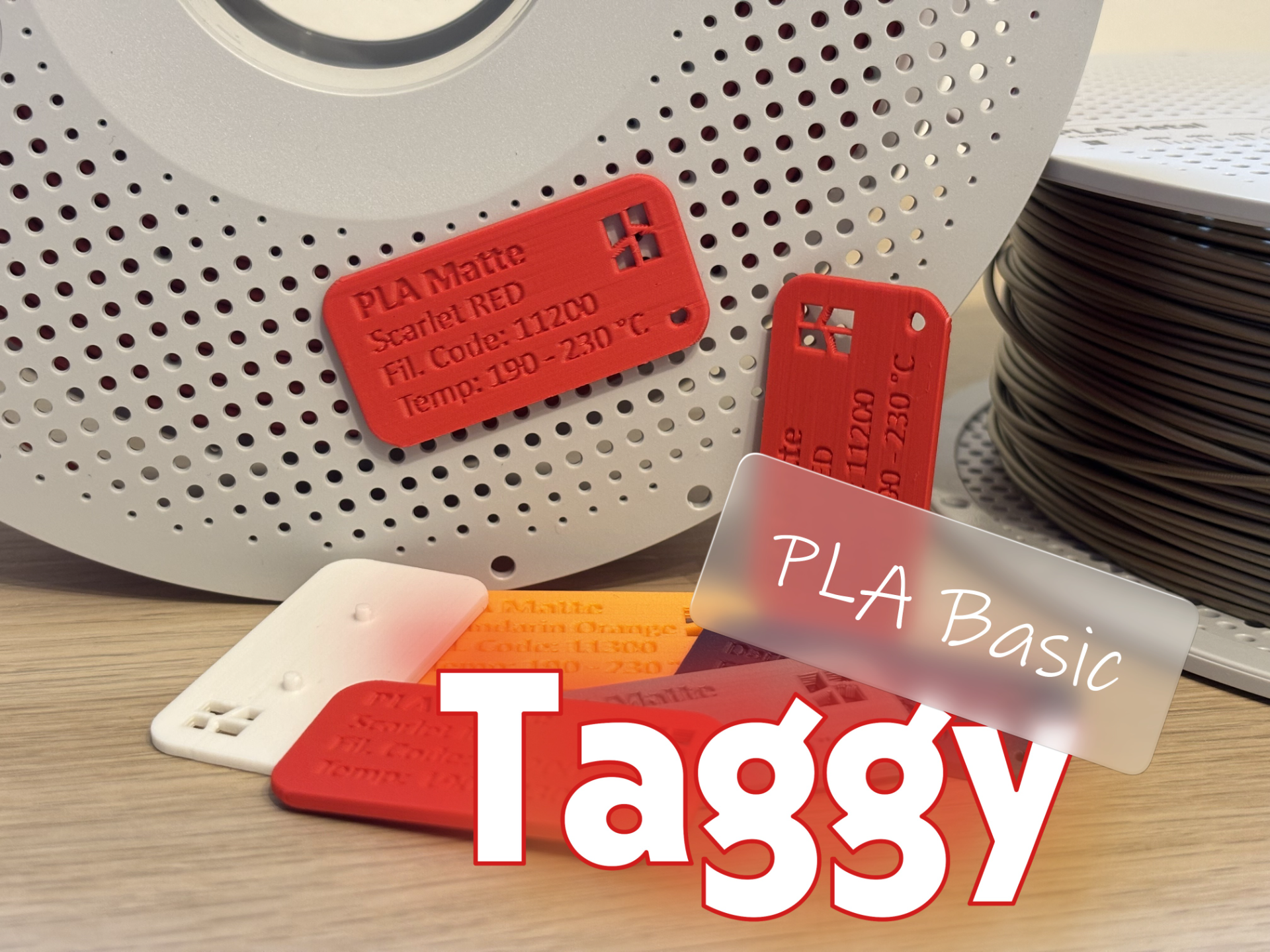 Taggy: PLA Basic - Snap-fit Spool