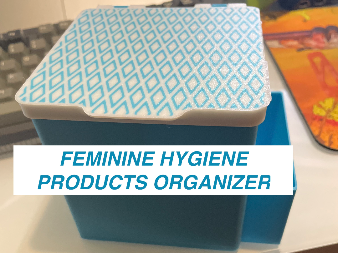 FEMININE HYGIENE PRODUCTS ORGANIZER