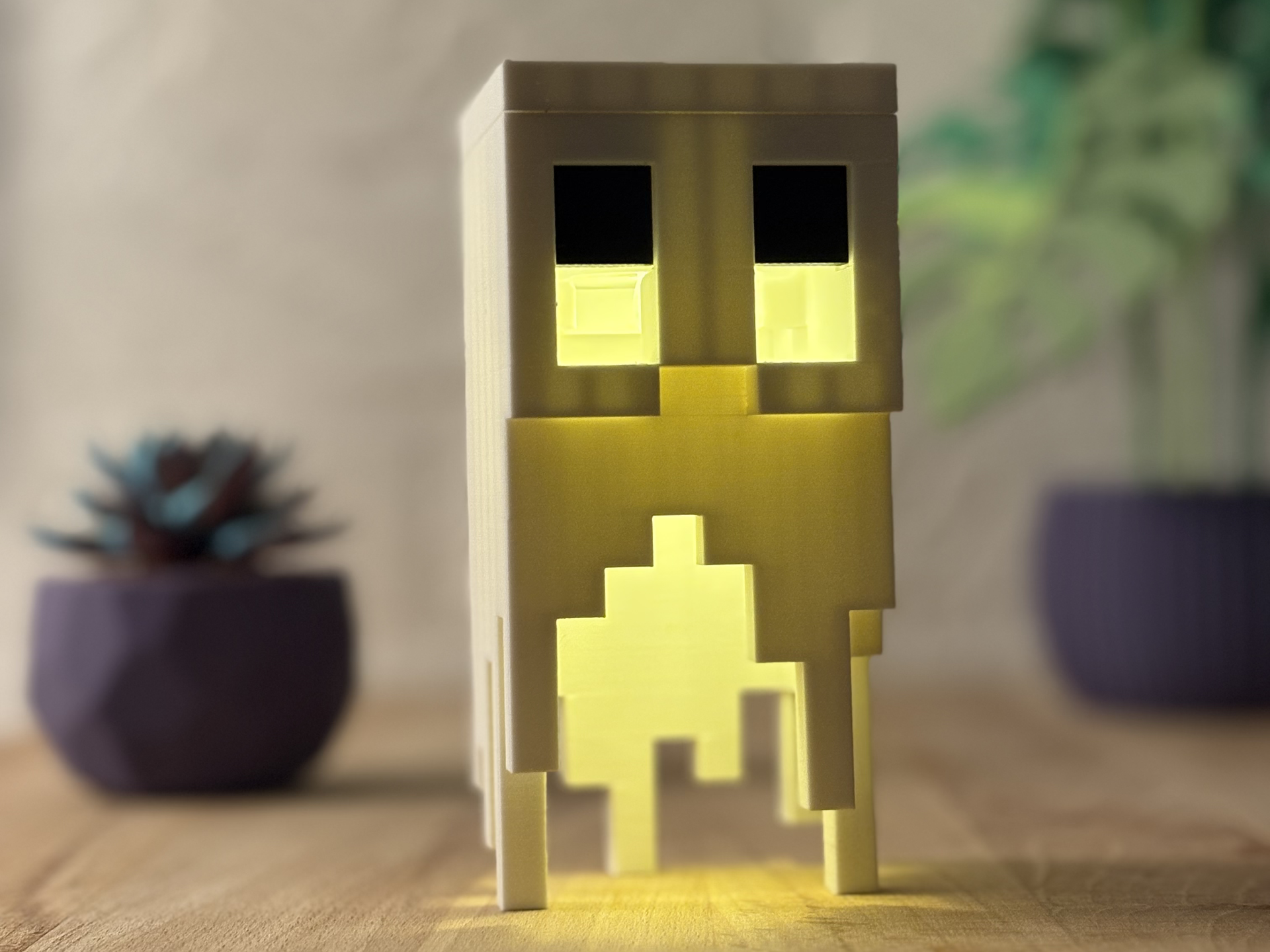 Minecraft inspired ghost