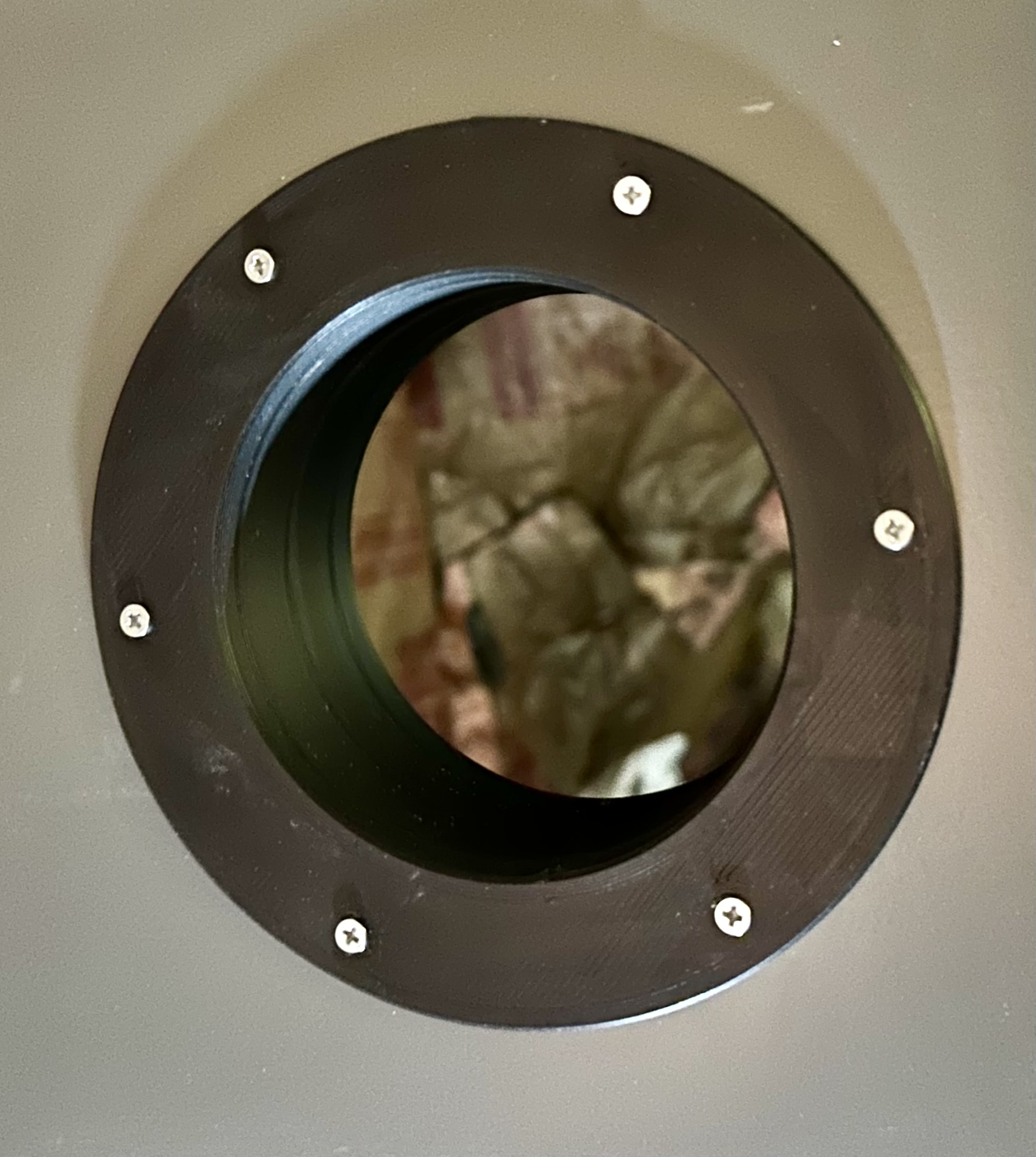4-inch hose duct take-off - with ribs