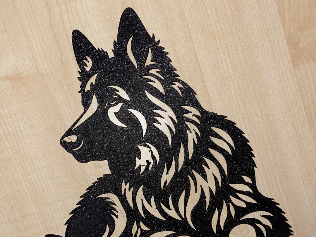 Wanddeko Schäferhund