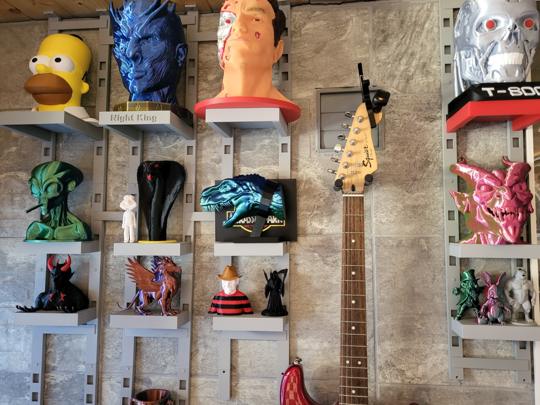 Mega Model Shelf System - Modular Wall Display