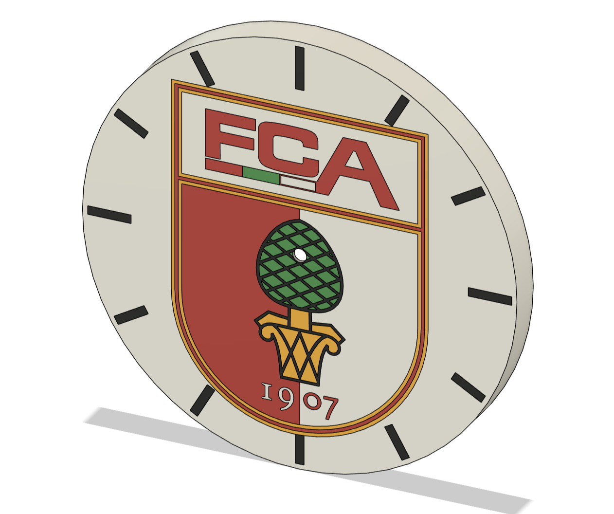 FC Augsburg wallclock