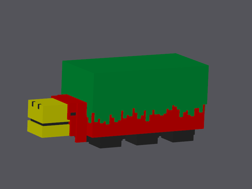 Minecraft Sniffer - 4 Colored
