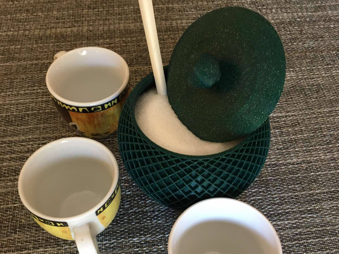 Tabletop sugar bowl