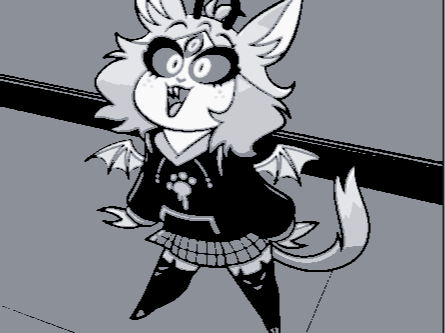 weird girl from Helluva Boss short