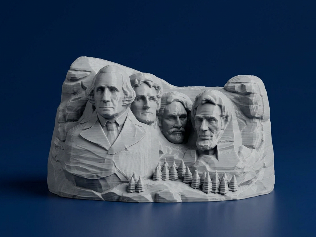Mount Rushmore – USA Landmark Miniature Model