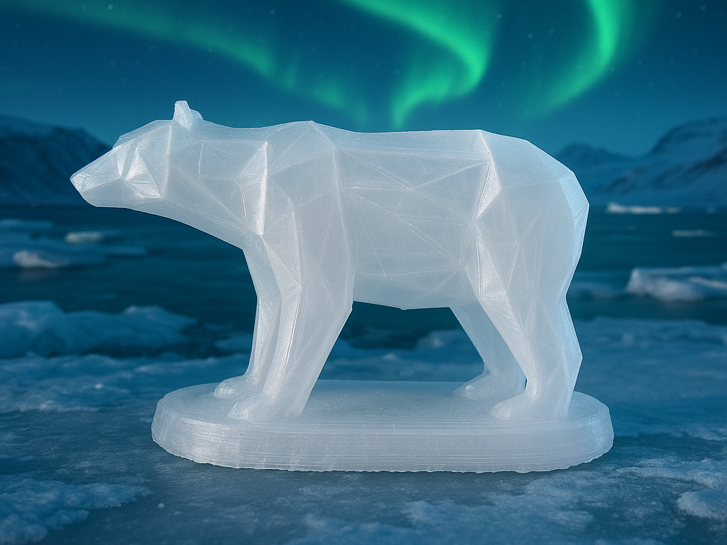 Low Poly Eisbär