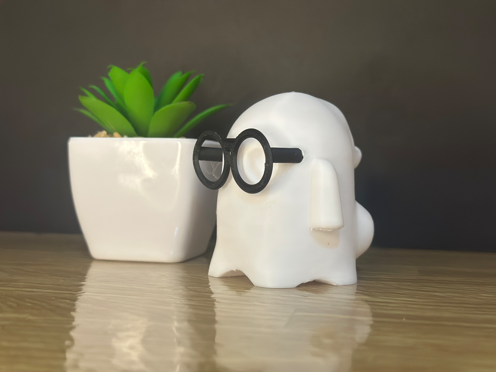 Cheeky Geeky Ghost - Cute Figure