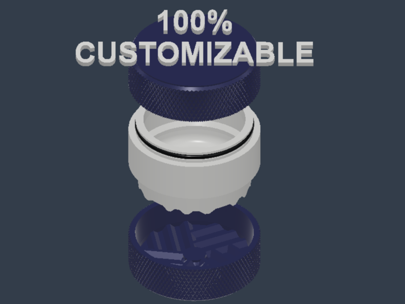 WEED PICA GRINDER 100% CUSTOMIZABLE