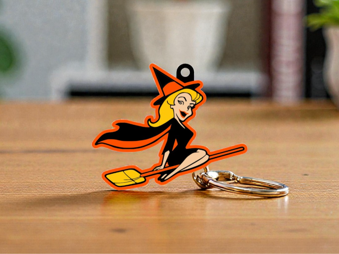 VITA DA STREGA - Bewitched - porta chiavi red