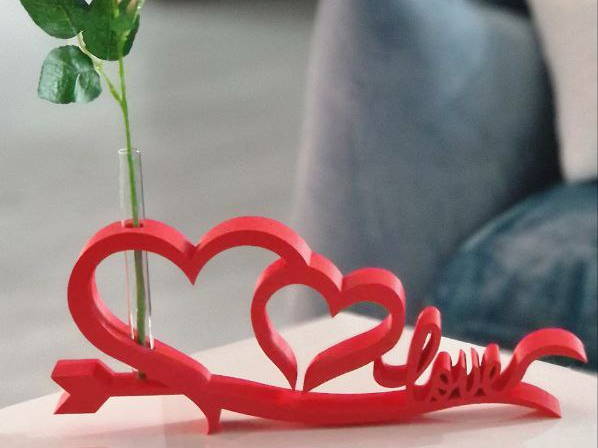 “Love” Decorative Flower Holder