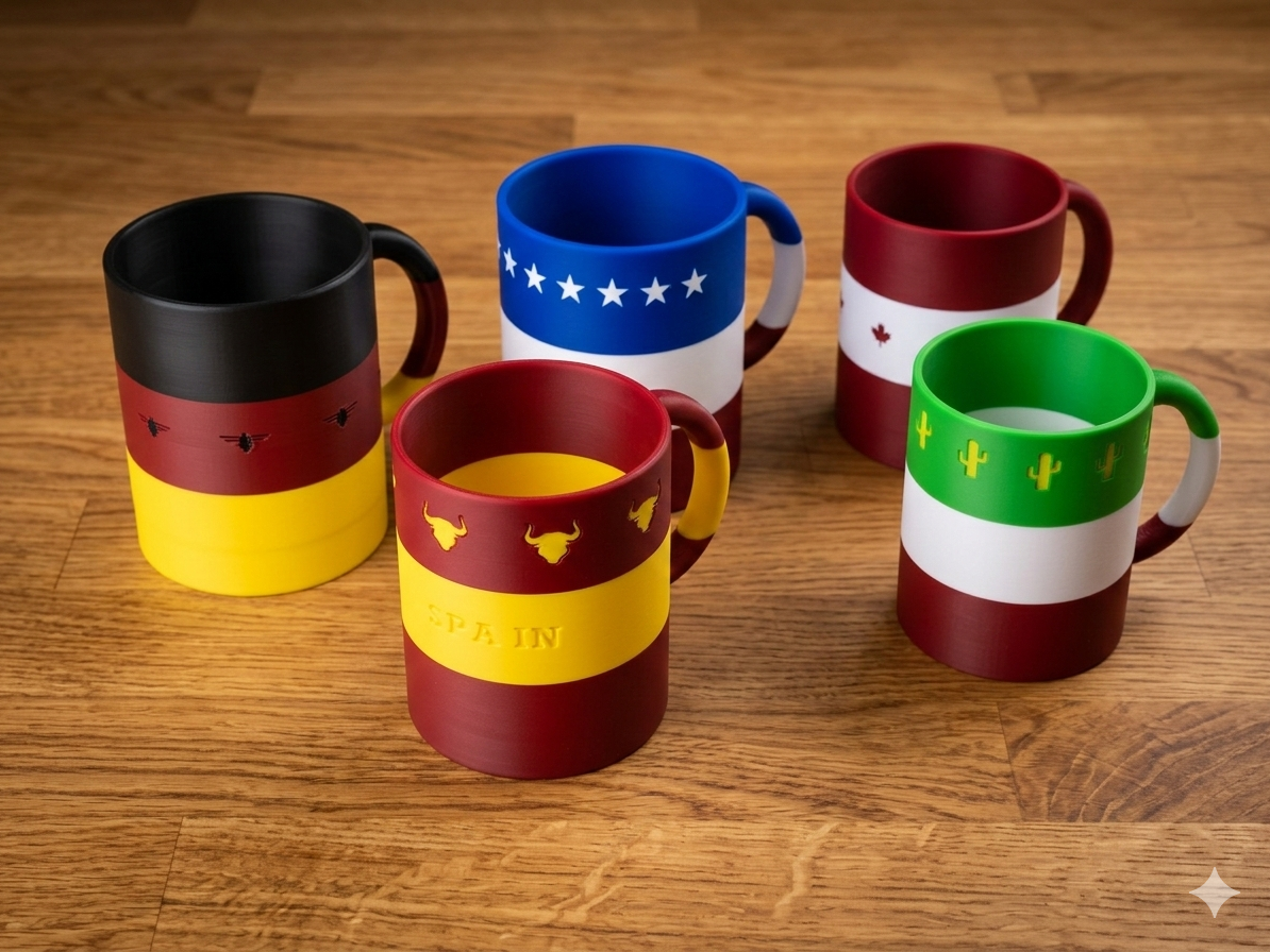 Samba-WM-Becher mit Rassel/Samba World Cup Shaker