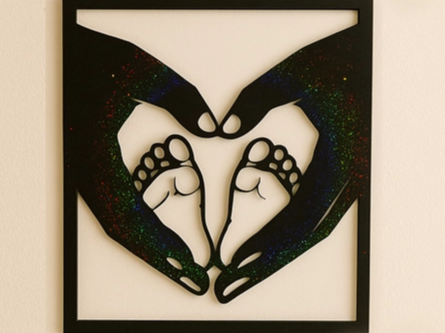 Wall Decor "Love in Parents' Hands"