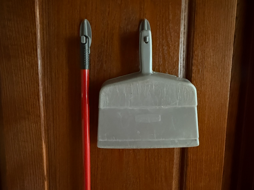 Broom and Dustpan Hooks