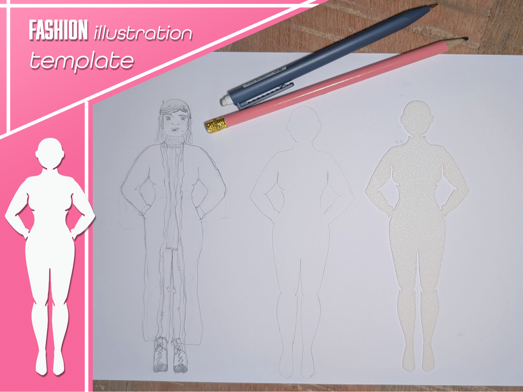 Fashion Illustration Template - Female