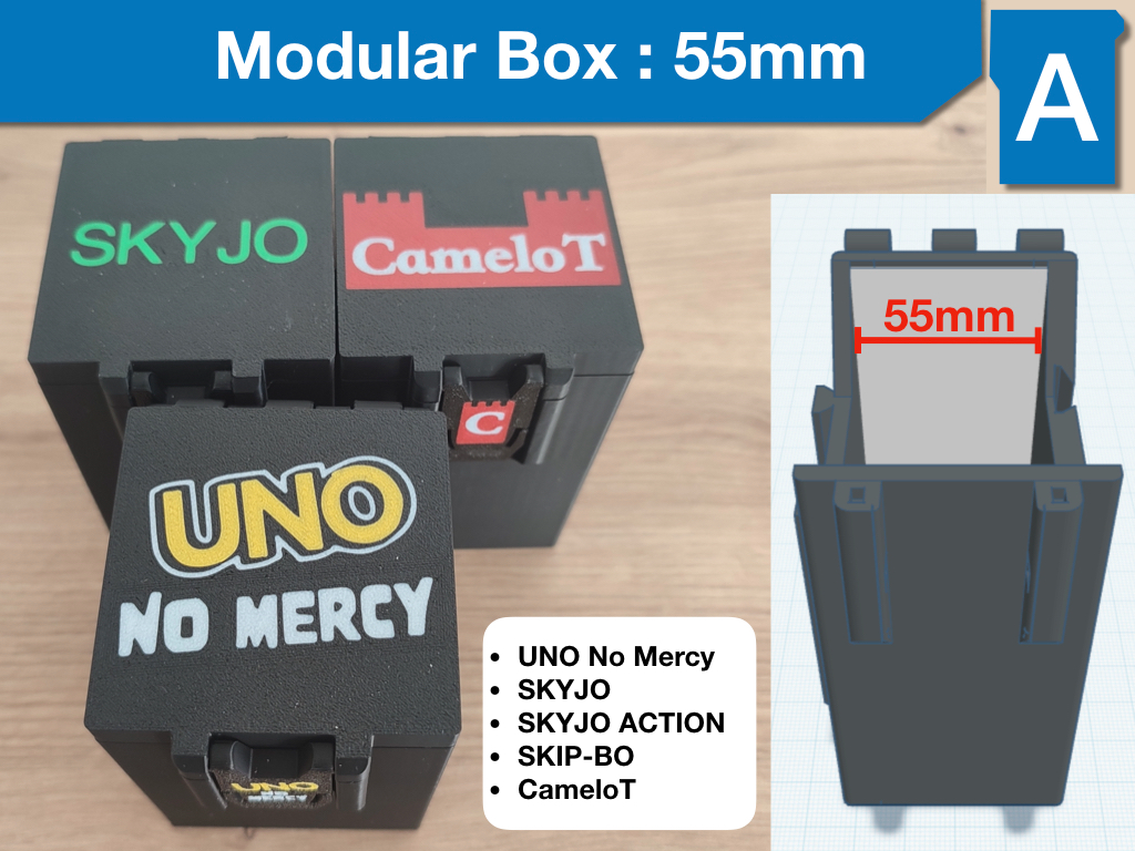 Modular Game Boxes A - 55mm