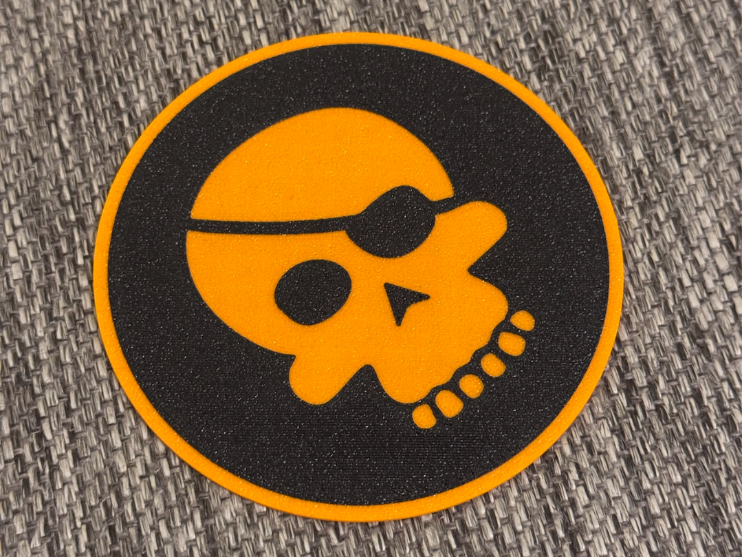 Pirate skull coaster