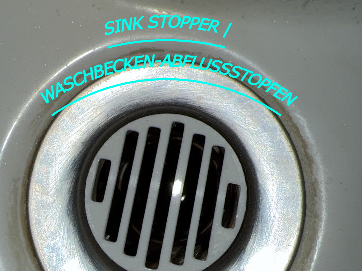 Sink Stopper | Waschbecken-Abflussstopfen 32-52 mm