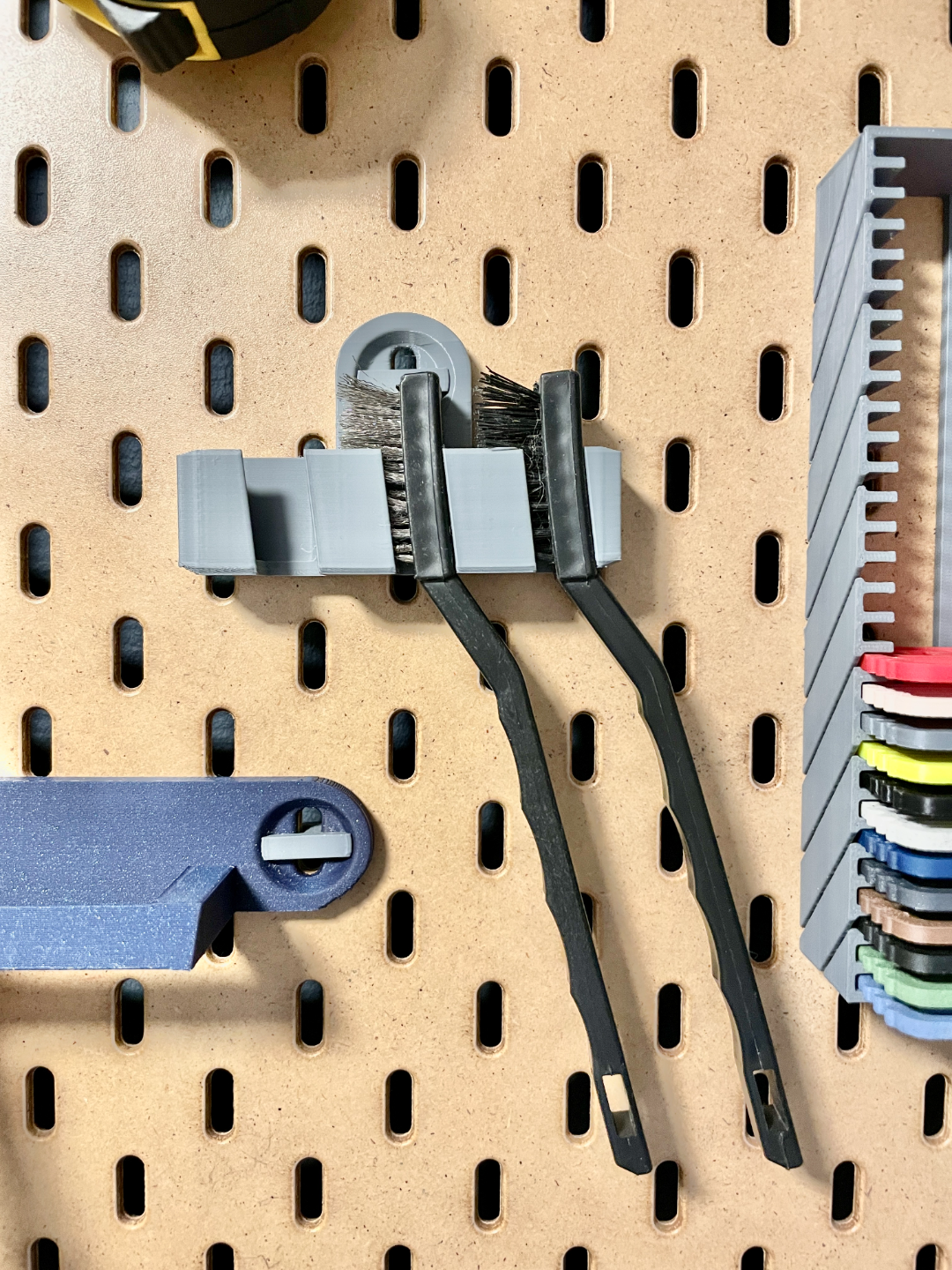 IKEA Skadis/ Skådis Brush Holder - T Clip
