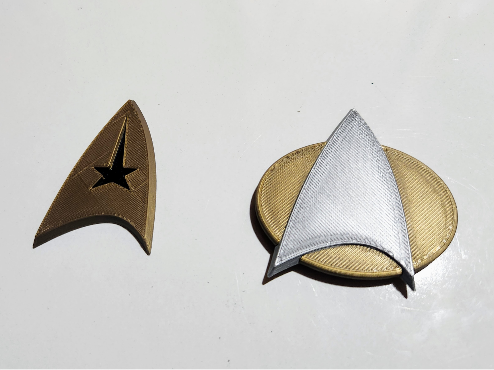 Magnetic Star Trek Insignia Badges