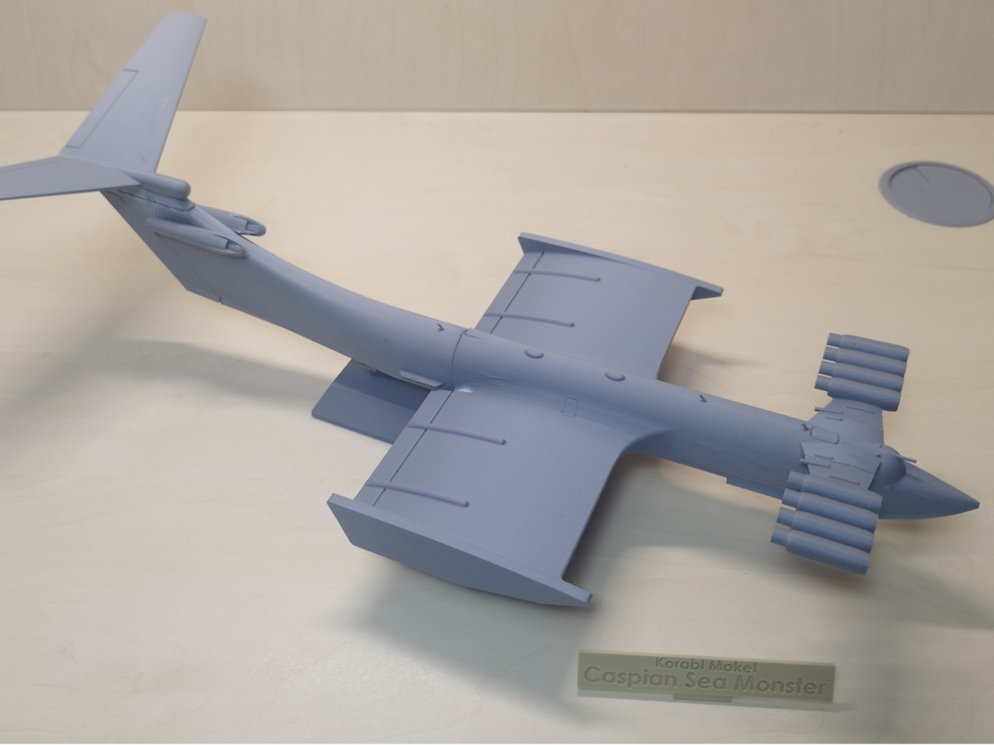 Caspian Sea Monster KM ekranoplan model 1:200