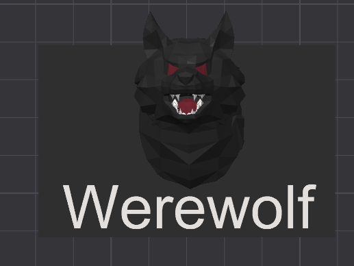 Werewolf Bag Badge