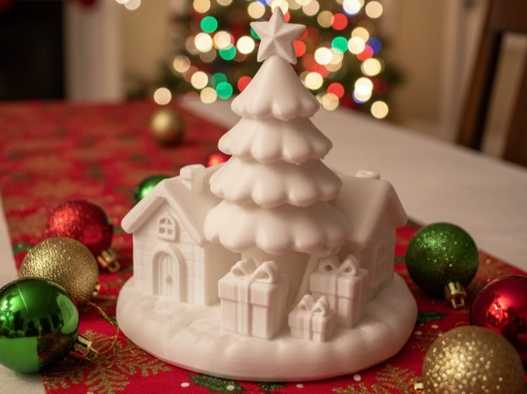 Christmas Gift House – Warm Holiday Glow