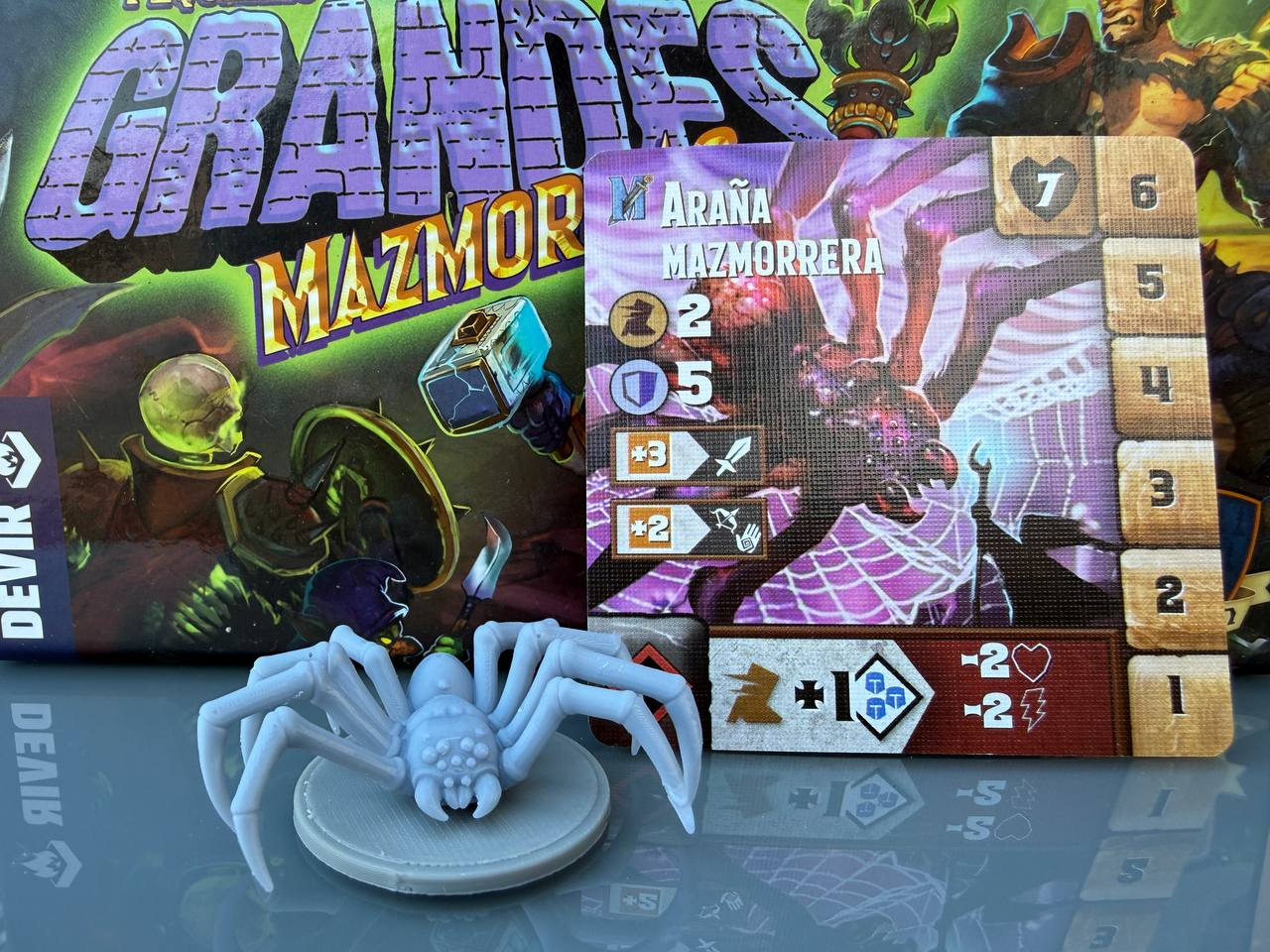 Miniatura Araña Mazmorrera "Tiny Epic Dungeons"
