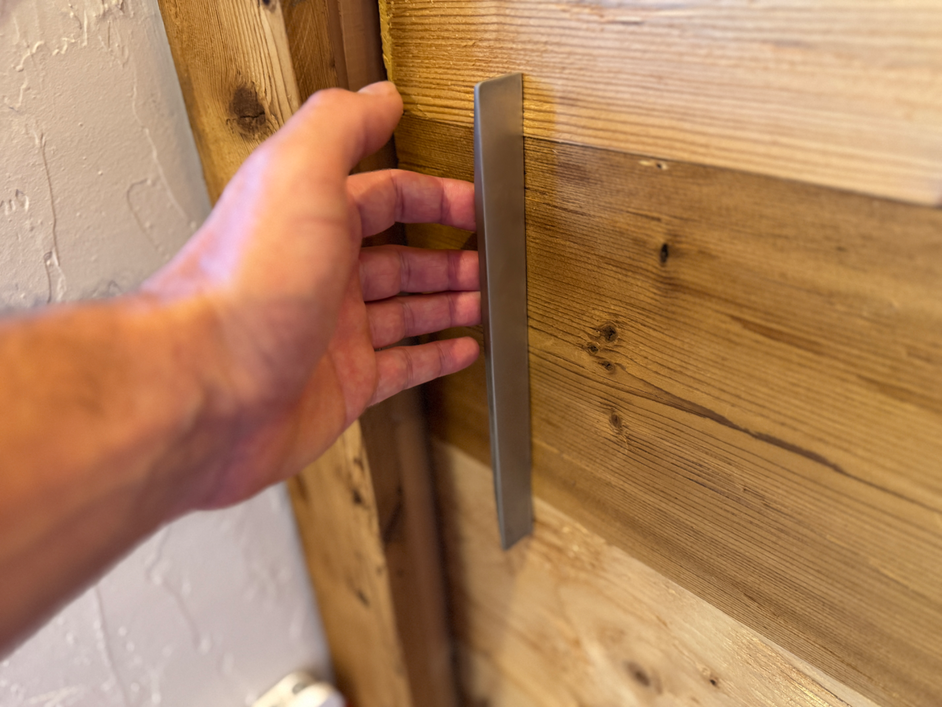 Modern sliding door knob metal style