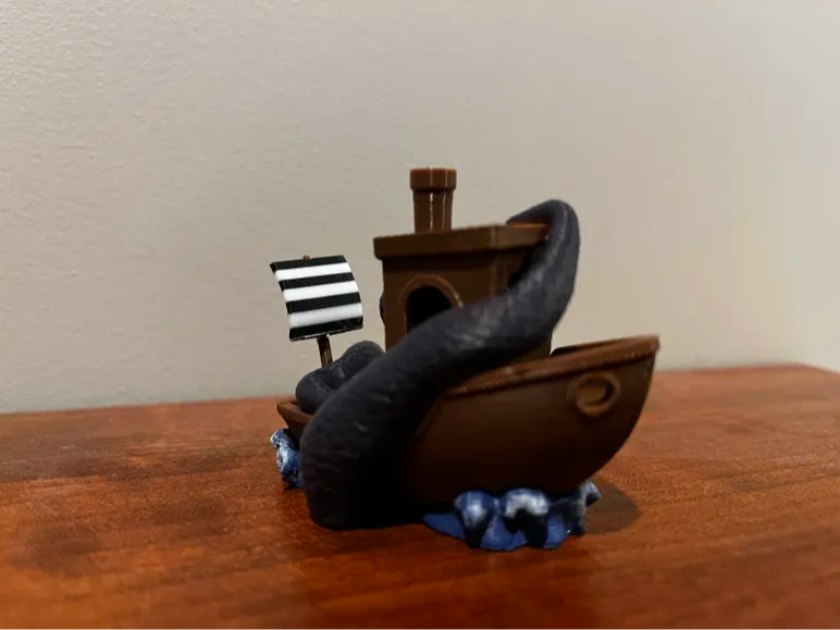 Benchy Boat Pirate Flag